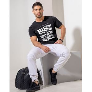 Camiseta Hombre Negro Mp 2145