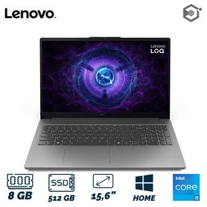 Portátil Lenovo Essential 15AX9E Intel Core i5 12450HX 8GB RAM SSD 512GB 15P Nvidia Geforce RTX 2050 4GB