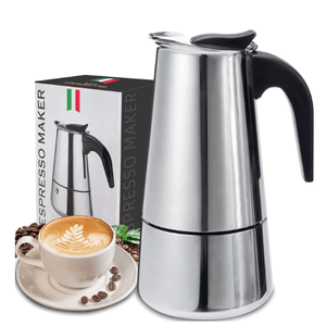 Cafetera Italiana Espresso Maker Acero Quirurgico 9 Tazas