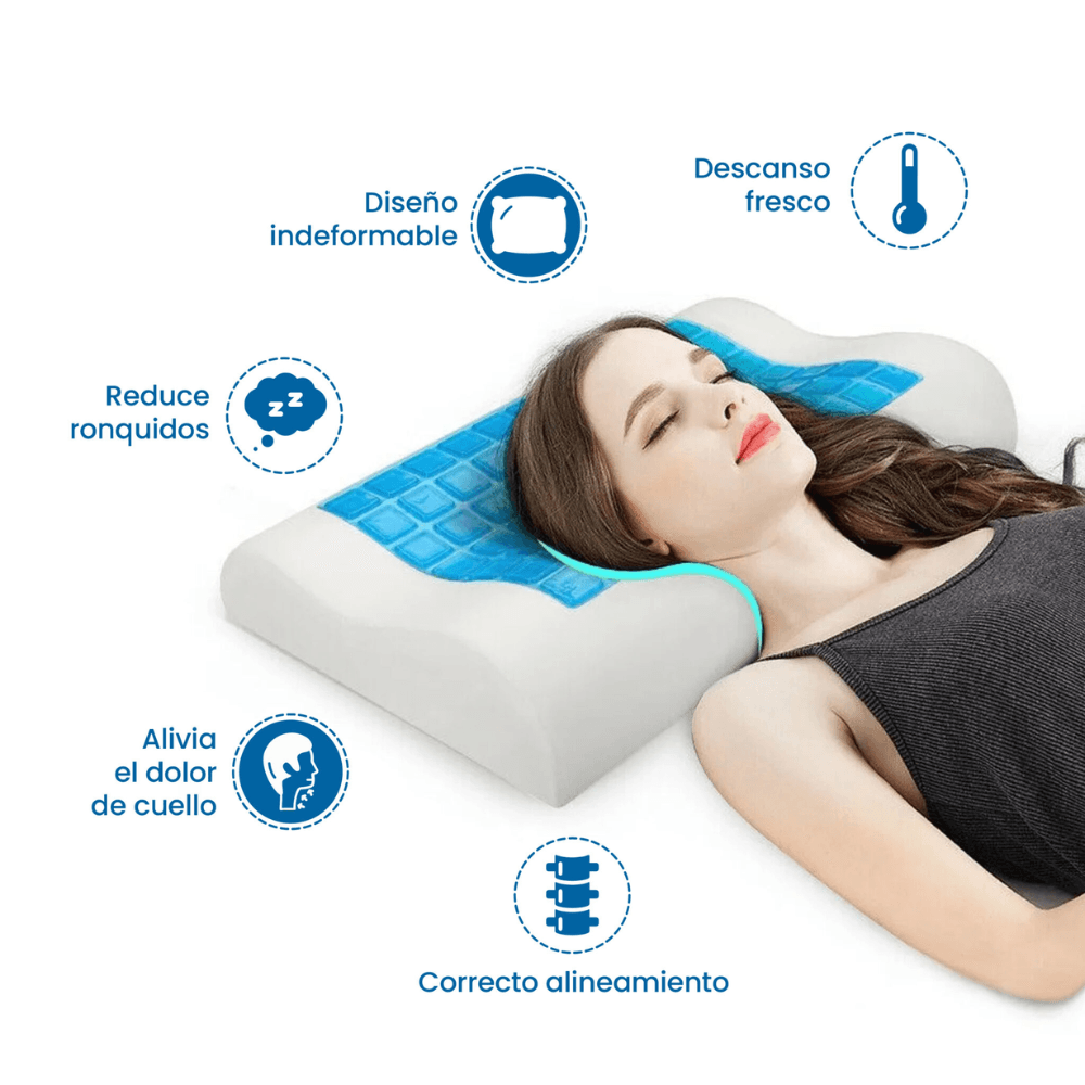 Almohada Viscoelástica Almohadas De Gel Beneficios Descubre