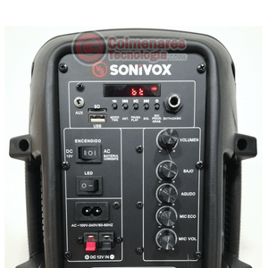 Cabina Profesional Recargable Parlante Bt Sonivox Vs-ss2378