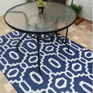 Alfombra de Vinilo Tonal Azul
