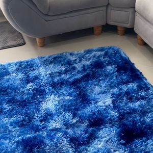 Tapete Terciopelo Azul Blanco Oscuro