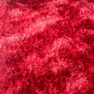 Tapete Terciopelo Rojo con Blanco