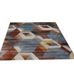 Tapete Turco Diseño Circulo Cafe Vintage