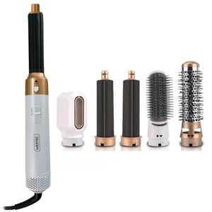 Cepillo secador multifuncional Mertec 5 en 1 MT-019W Blanco