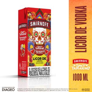 VODKA SMIRNOFF TAMARINDO PICANTE 1000ML