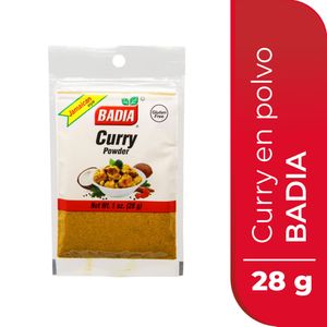 CONDIMENTO CURRY BADIA POLVO  CHAPET 28.3g