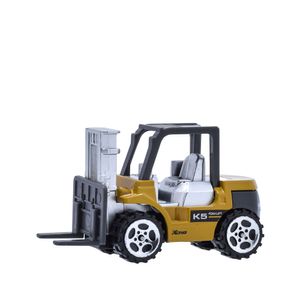 Carro Coleccionable Die Cast Amarillo Montacarga Fast Road