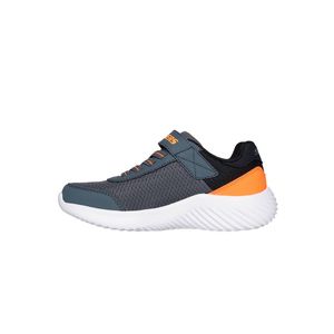 Tenis Skechers Boys Bounder Hook Loop Niño Color Gris Naranja