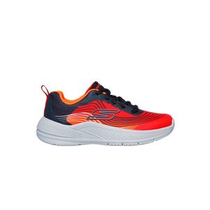 Tenis Skechers Microspec Advance Niño Color Rojo Gris Naranja