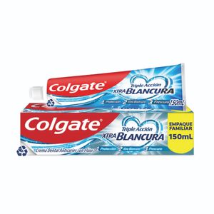 Crema Dental Colgate Triple Acción Extra Blancura 150 Ml