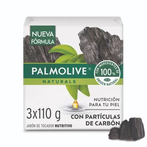Jabón Antibacterial Palmolive Carbón Barra 110 G X3 Unds