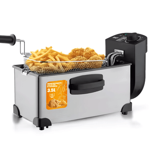 Freidora Eléctrica 3.5L Convección 2000W Acero Inox Sokany