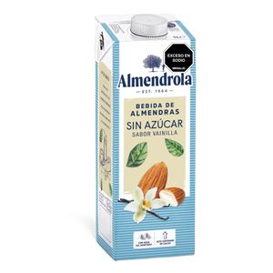 Bebida Almendrola Almendra sin Azúcar Vainilla 1 Lt