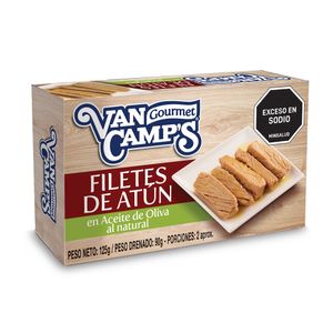 ATUN FILETES VAN CAMPS ACEITE OLIV 125G
