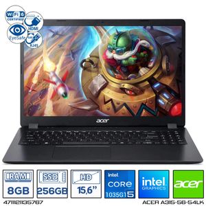 Computador Portatil Acer 54LK Intel Core i5-1035G1 Ram 8GB - 256GB