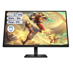 Monitor HP OMEN Gamer 27 Pulgadas FHD Plano Negro