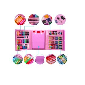 Kit De Pintura Maleta 208 Piezas Con Marcadores Para Niñas