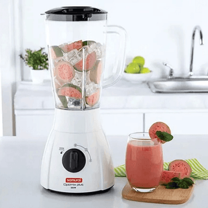 Licuadora Samurai Optimix Plus 2 L Blanca Con Vaso De Plastico 110V