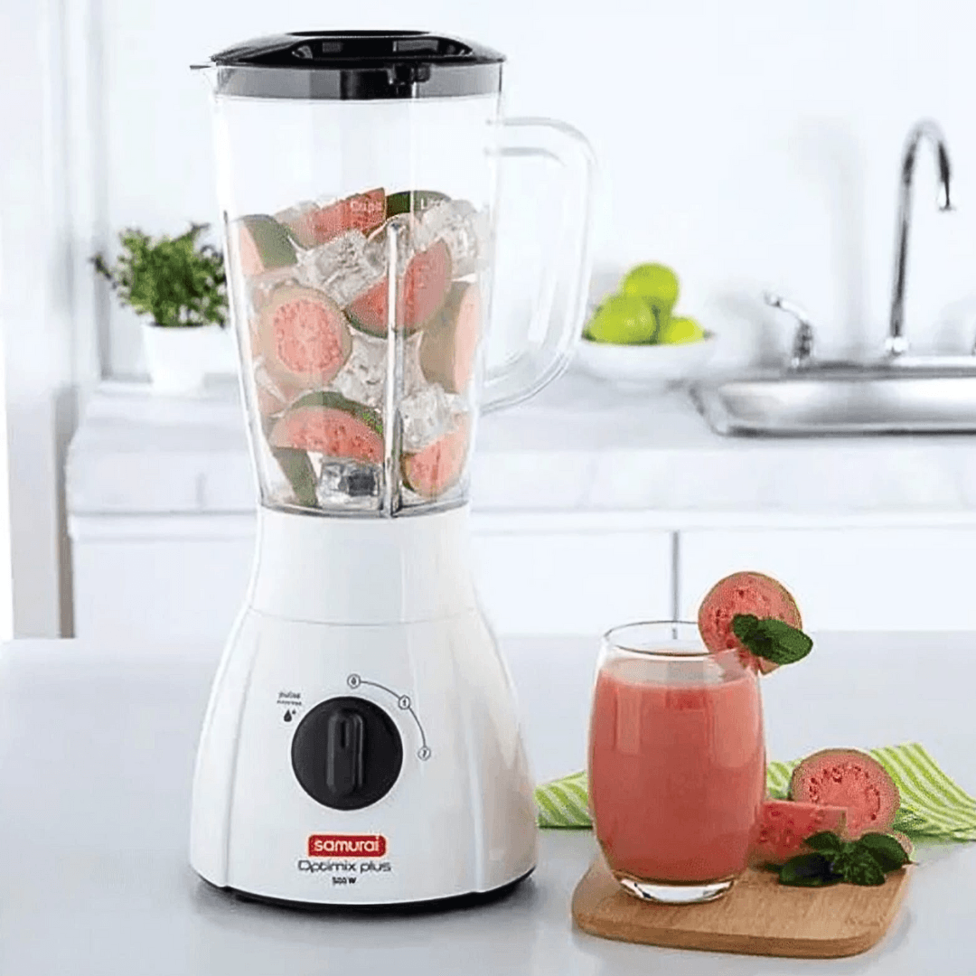 Aprovecha Licuadora Samurai 2L Blanca: Potente y Práctica Olímpica