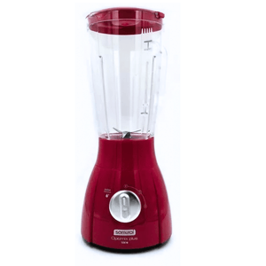 Licuadora Samurai Optimix Plus 2 L Roja Con Vaso De Plastico 110V