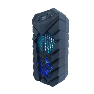 Parlante Recargable 3x2" GTS-1559 Color Negro Con Bluetooth Y FM