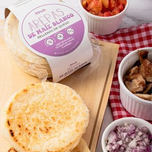 Arepa de maíz con queso Fithub x 5 unds 500 g