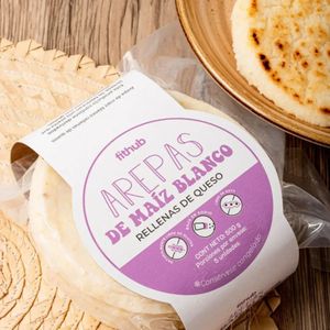 Arepa de maíz con queso Fithub x 5 unds 500 g