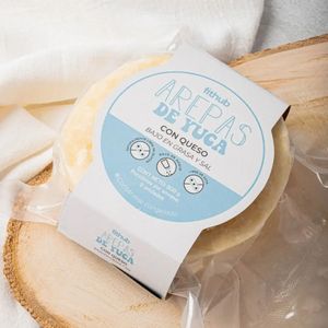 Arepa de yuca con queso Fithub x 5 unds 500 g