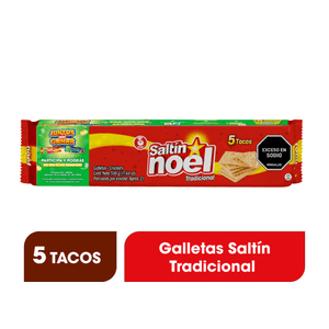 GALLETA SALTIN ROJO TACO X5 500g