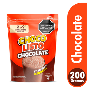 BEBIDA ACHOCOLATADA CHOCOLISTO BOLSA 200 g