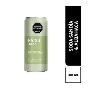 BEB HATSU SODA SANDIA ALBAH LATA 310ML