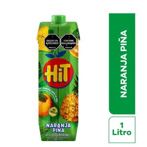 REFRESCO HIT NARANJA PIÑA TETRA 1.000ML