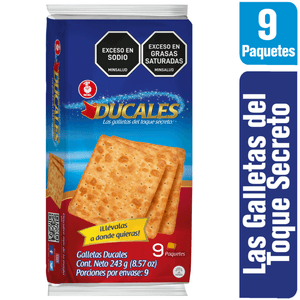 GALLETA DUCALES XL BOLSA 243 g