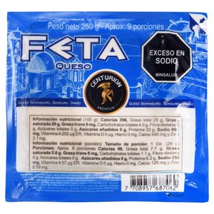 QSO FETA CENTURION 250GR