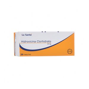Hidroxicina 25 Mg La Santé X20 Tabletas