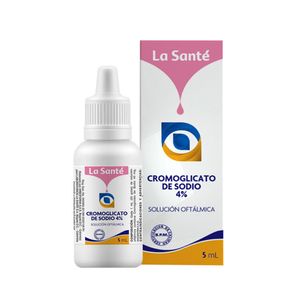Cromoglicato De Sodio La Santé Solución Oftálmica 5 ML