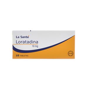 Loratadina 10 Mg La Santé X10 Tabletas