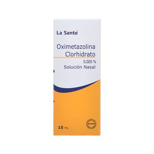Oximetazolina Clorhidrato La Santé Solución Nasal 15 ML