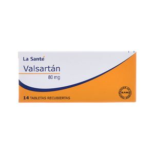 Valsartan La Sante 80 Mg Caja X 14 Tabletas