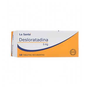 Desloratadina 5 Mg La Santé X10 Tabletas