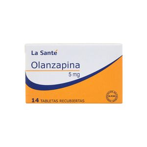 Olanzapina 5 Mg La Santé X14 Tabletas