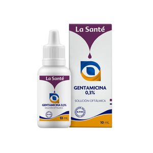 Gentamicina La Sante Solución Oftálmica X 10 Ml