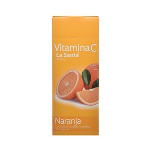Vitamina C La Santé Naranja 500 Mg X100 Tabletas