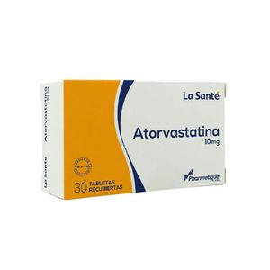 Atorvastatina La Santé 10 Mg X30 Tabletas