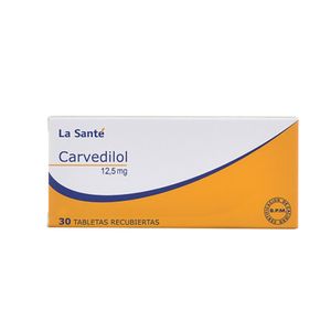 Carvedilol La Santé 12.5 Mg Caja X 30 Tabletas