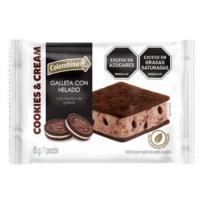 HELAD COLOMBINA GALLETA COOKIE CREAM 65g