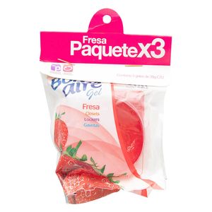 AMBTADOR BONAIRE GEL FRESA RPTO X3 90 g