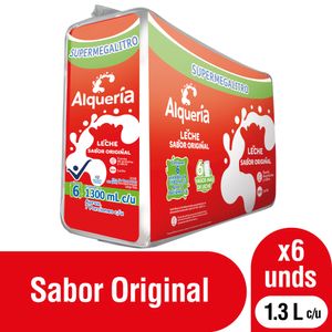 LECHE ALQUERIA SAB ORIGINAL 1.3L X6